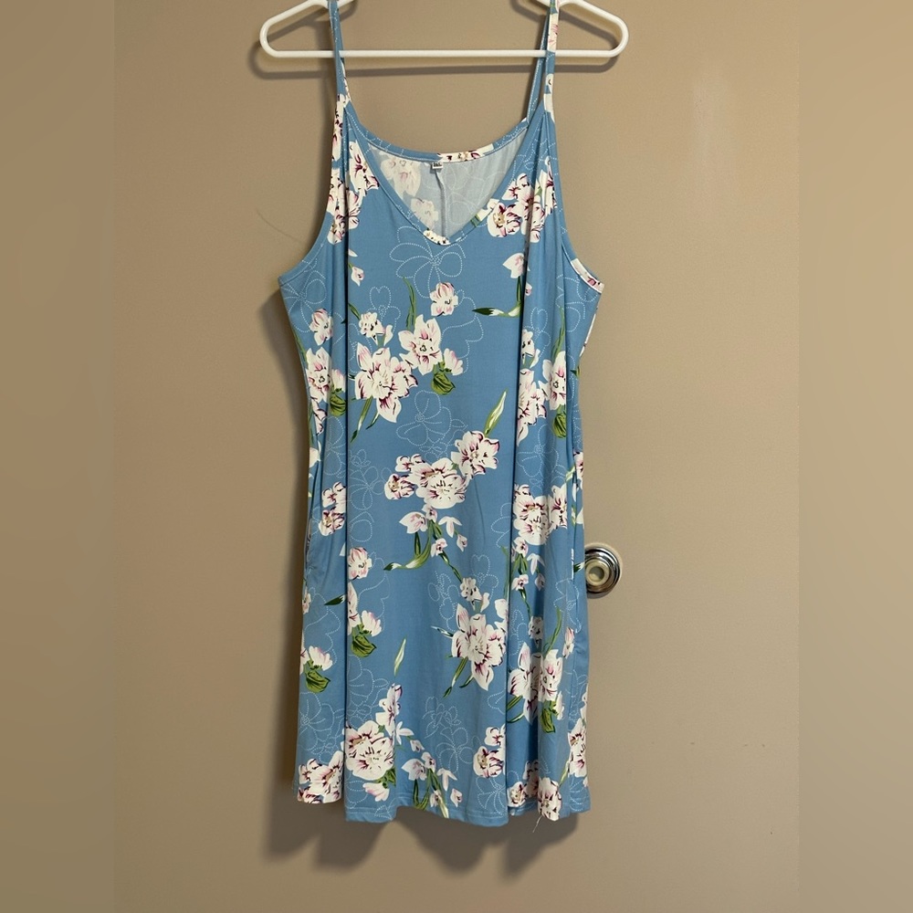 121 Women's Spaghetti Strap Dress with Pockets